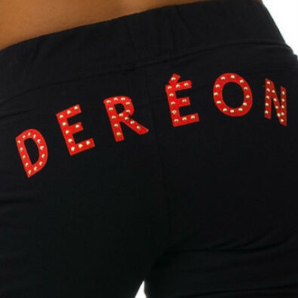 NEW ! Beyonce Dereon Stretch logo Bling Bike Shorts RED PLUS 3X 22 24 - Picture 13 of 17